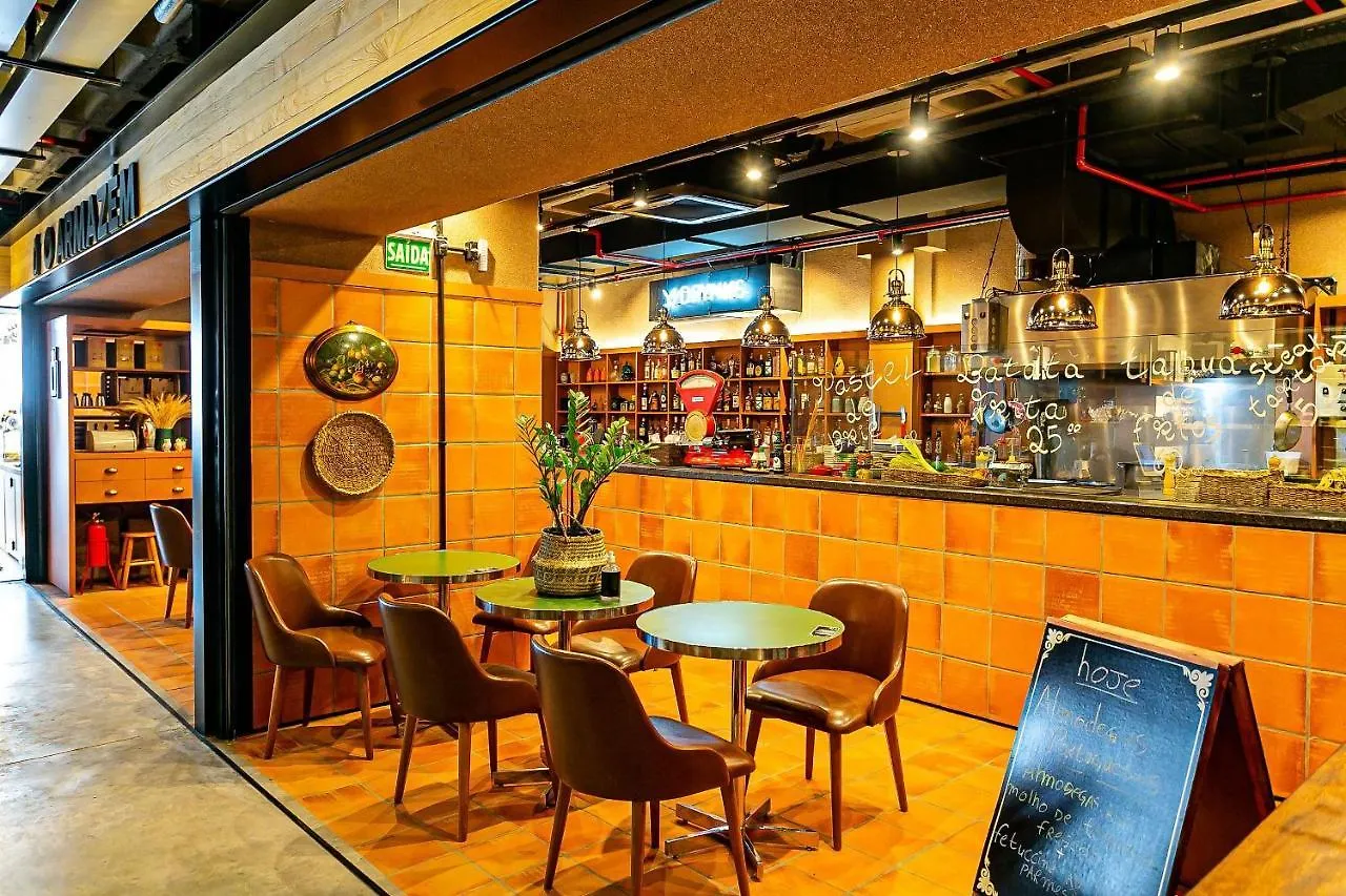 Wi-Fi 350Mb | Food Hall | 450M Do Shopping #Ca04 Florianópolis شقة